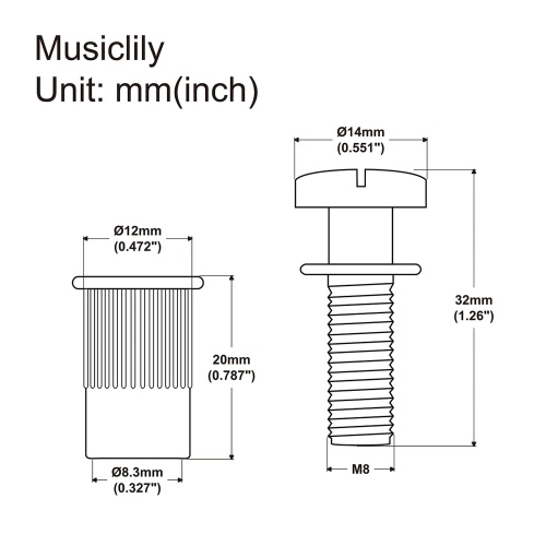 Musiclily MX2212GD фото 3